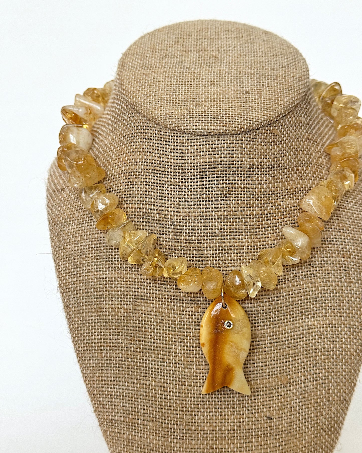 THE REEF NECKLACE - CITRINE