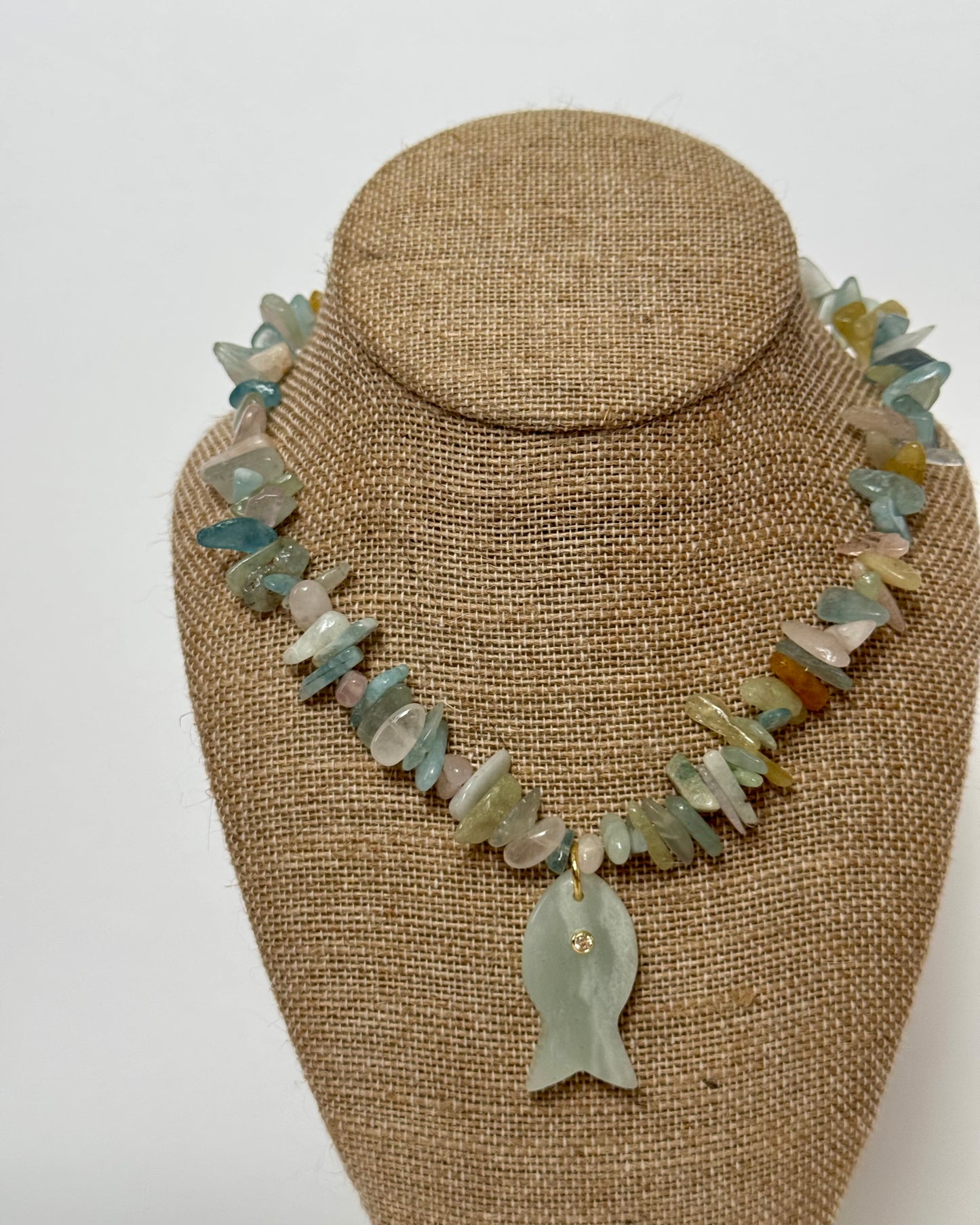 WINTER ICE FISH NECKLACE