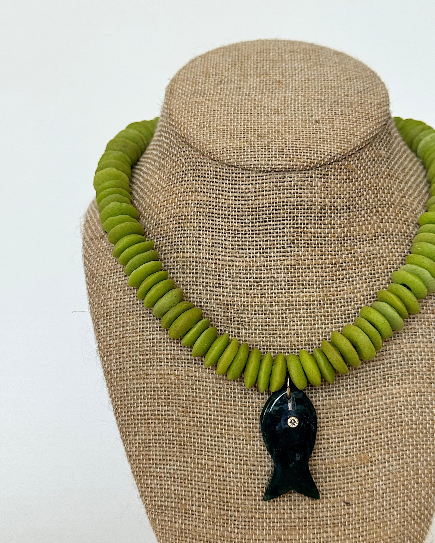 THE REEF NECKLACE - MATCHA