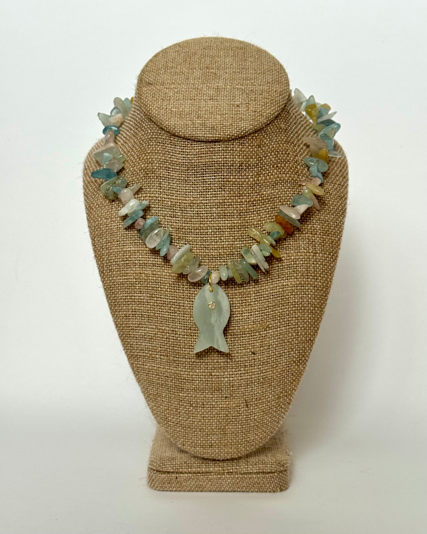 WINTER ICE FISH NECKLACE