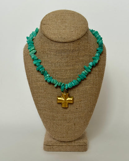 LAGUNA CROSS NECKLACE