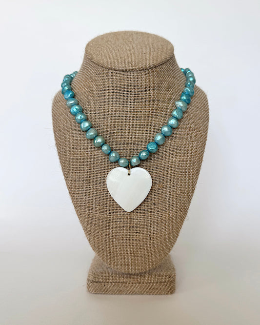 OCEAN HEART NECKLACE