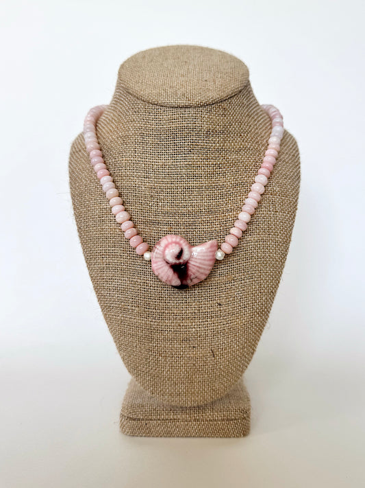 NAUTILUS NECKLACE - PINK