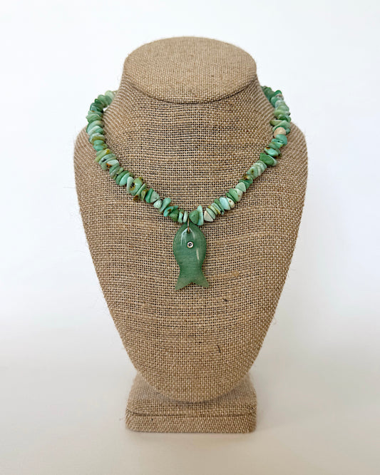 THE REEF NECKLACE - SEAFOAM
