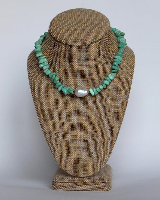 THE COASTLINE NECKLACE - MINT